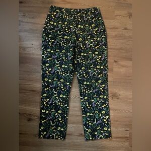 Floral Print Dress Pants